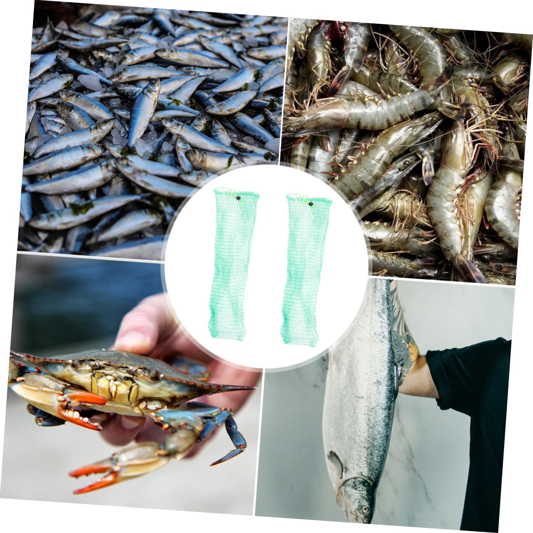 Sosoport 6 Set Di Reti Da Pesca Per La Cattura Di Carpe Retino Da Pesca Intrecciato Retino Da Pesca Per Pesci Di Grandi Dimensioni Gabbia Per Pesca A Mosca 2 Pezzi * 6