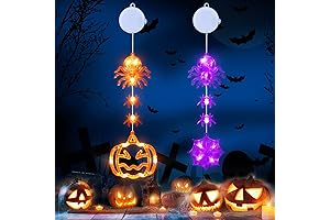 LYHOPE Halloween Window Lights: Eerie Charm for Your Haunted Decor