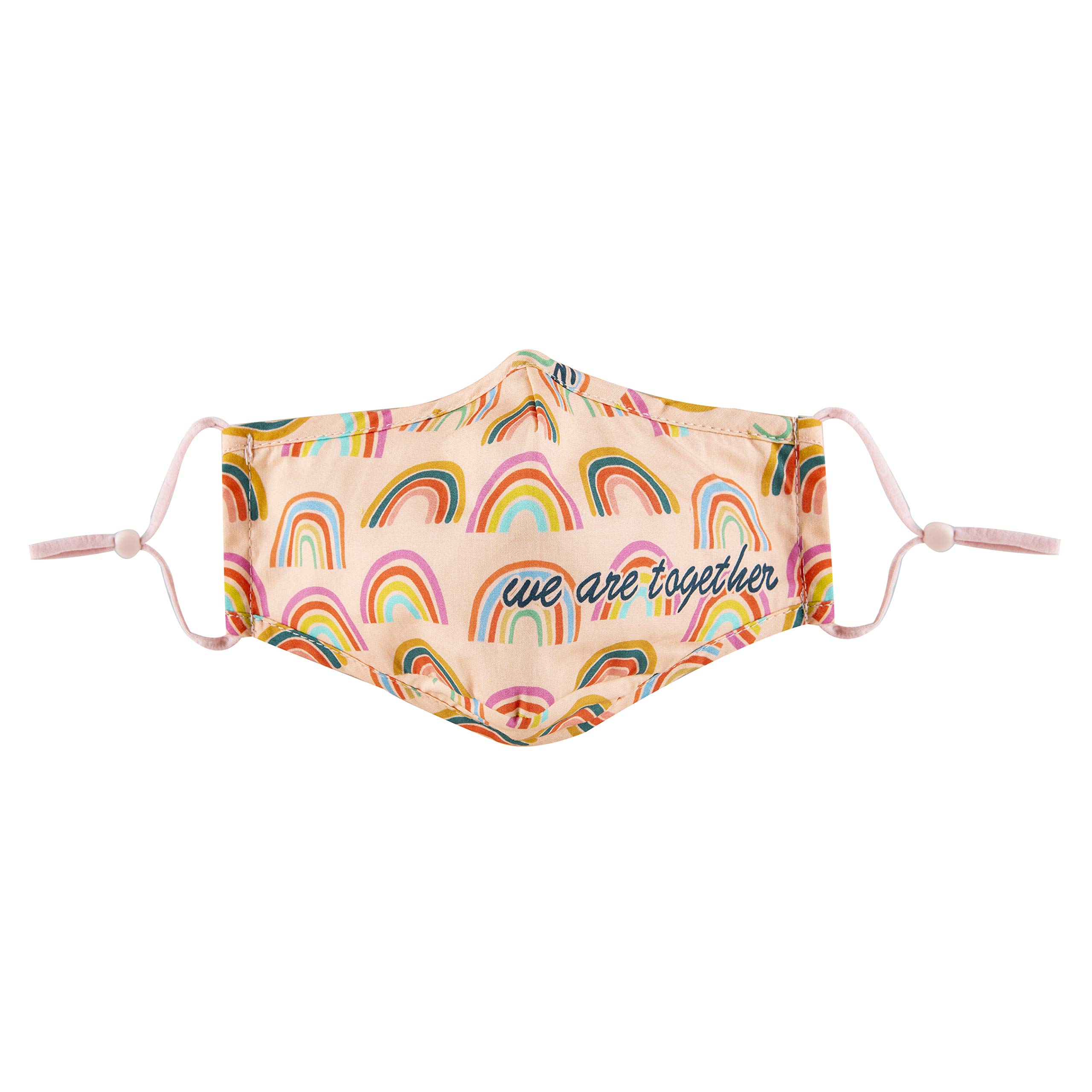 ooohyeah Kids Cloth Face Mask Cover with Straw Hole/ 3 Layers Filters, Reusable Washable Breathable Cotton Protection