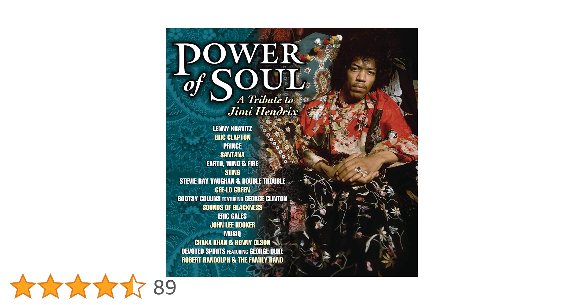 Amazon.co.jp: Power Of Soul: A Tribute To Jimi Hendrix