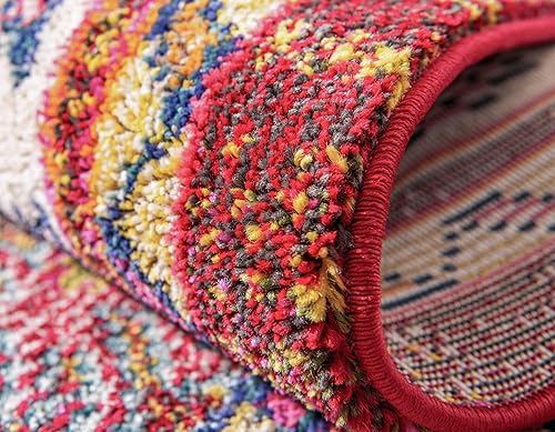 Miniatura 6 de Unique Loom Medici Collection - Alfombra tradicional abstracta vintage para múltiples áreas (7 pies x 10 pies)