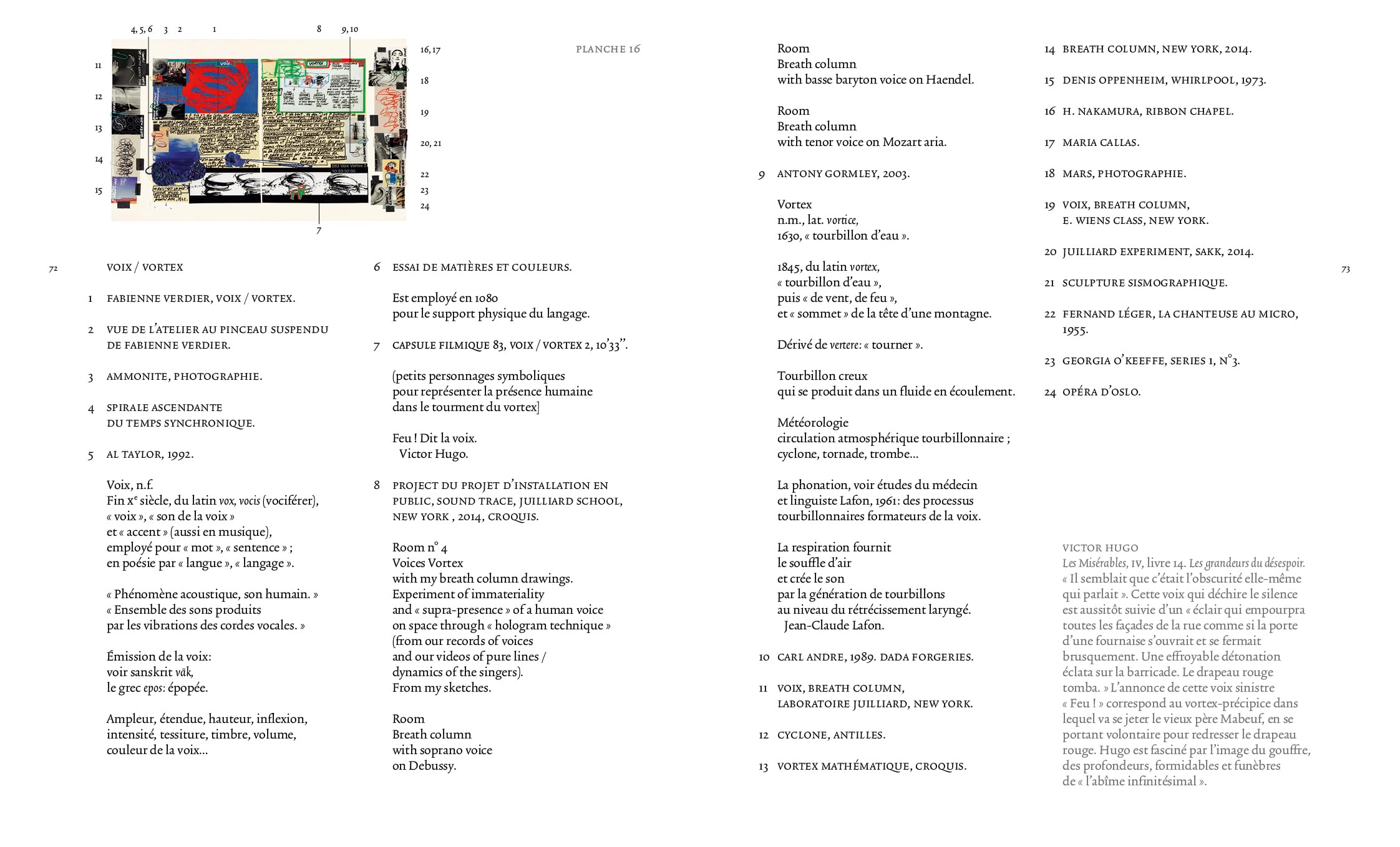 Echo: Carnets d'atelier (2011-2017)