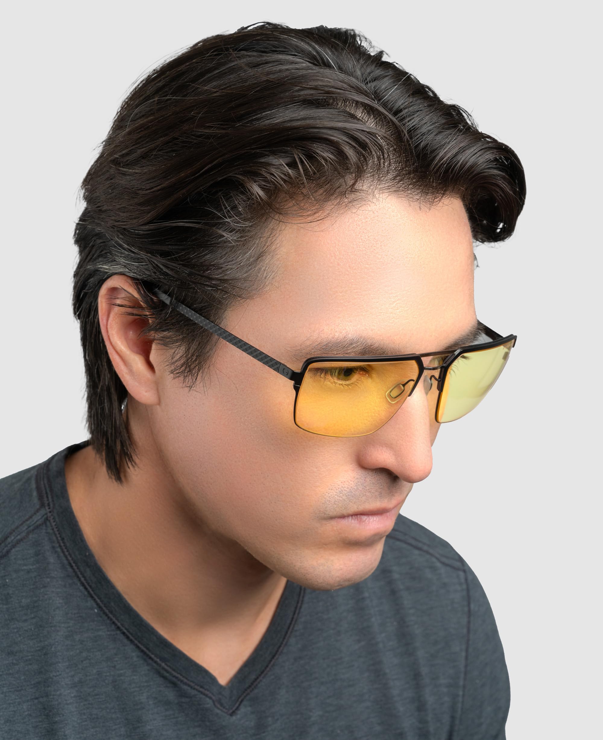 GUNNAR Okulary gamingowe - Pinnacles - Filtr światła niebieskiego | Okulary PC/gaming - Pinnacles - Filtr światła niebieskiego - Opatentowana technologia od 2002 roku