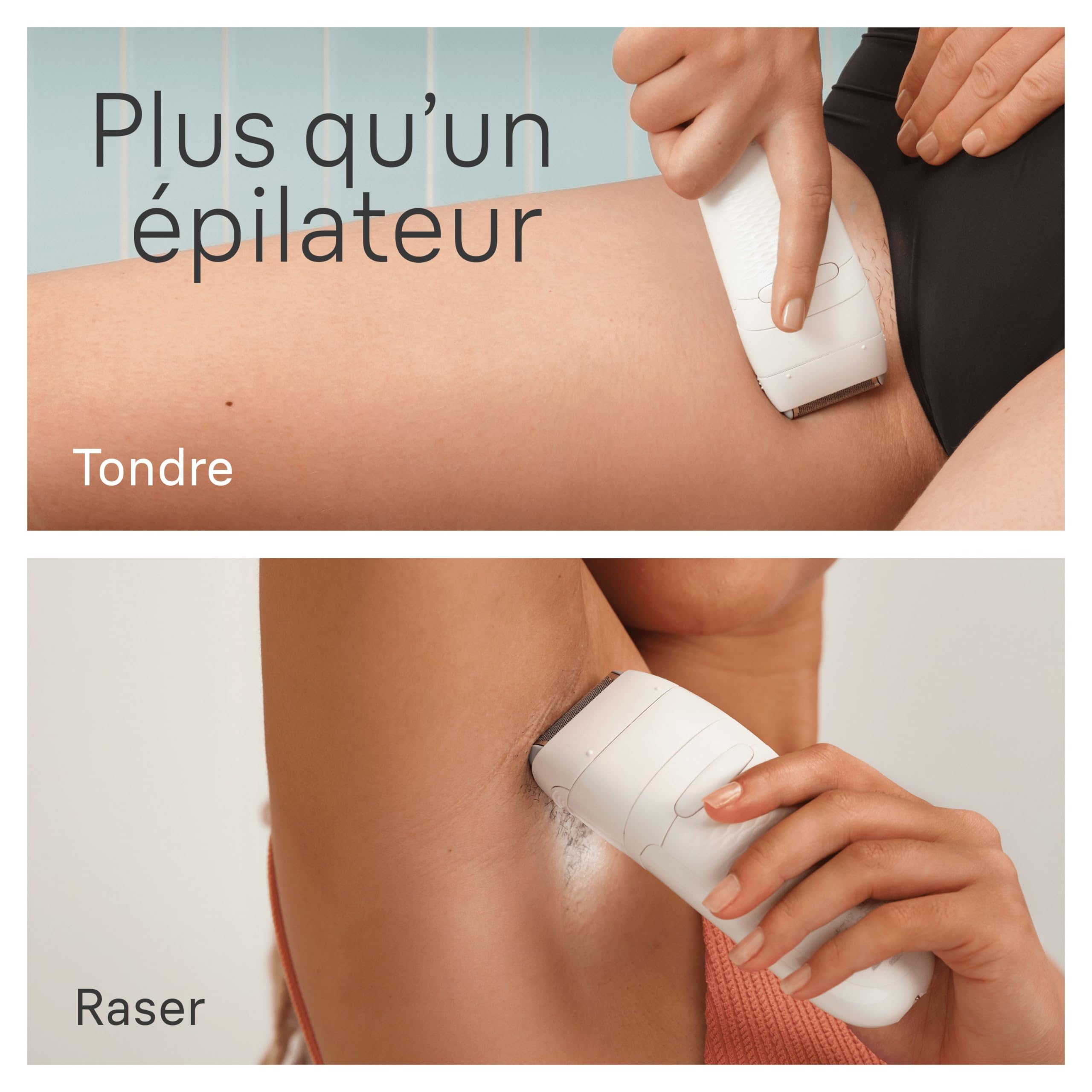 Braun Silk-épil 5, Épilateur Pour Épilation Facile, Étanche, Peau Douce Longue Durée, Avec Tête De Rasoir Pour Femmes Et Sabot Tondeuse, 5-030, Blanc/Rose