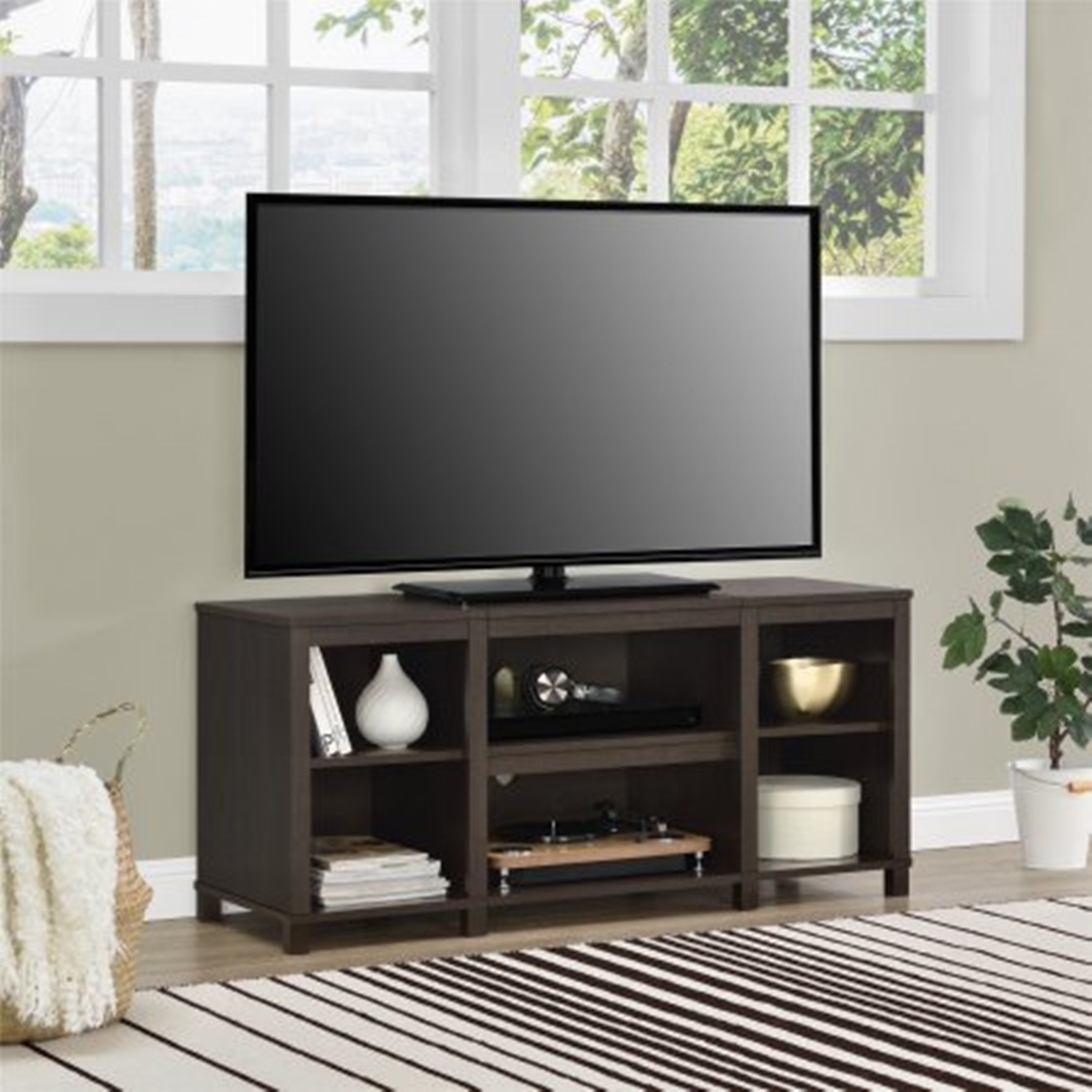 Mainstays Parsons Cubby TV Stand, Espresso
