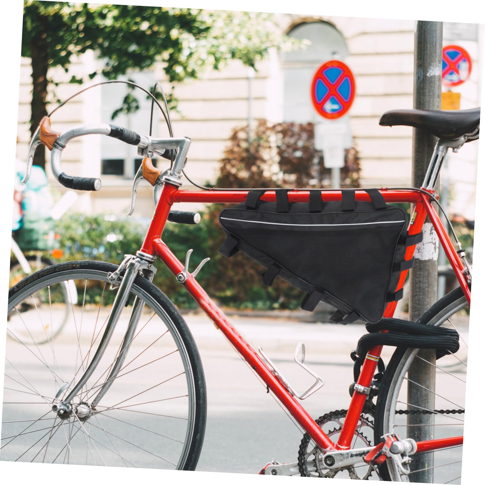 Dreieckige Fahrradtasche 693-3, Große Kapazität aus Oxford für Radfahren