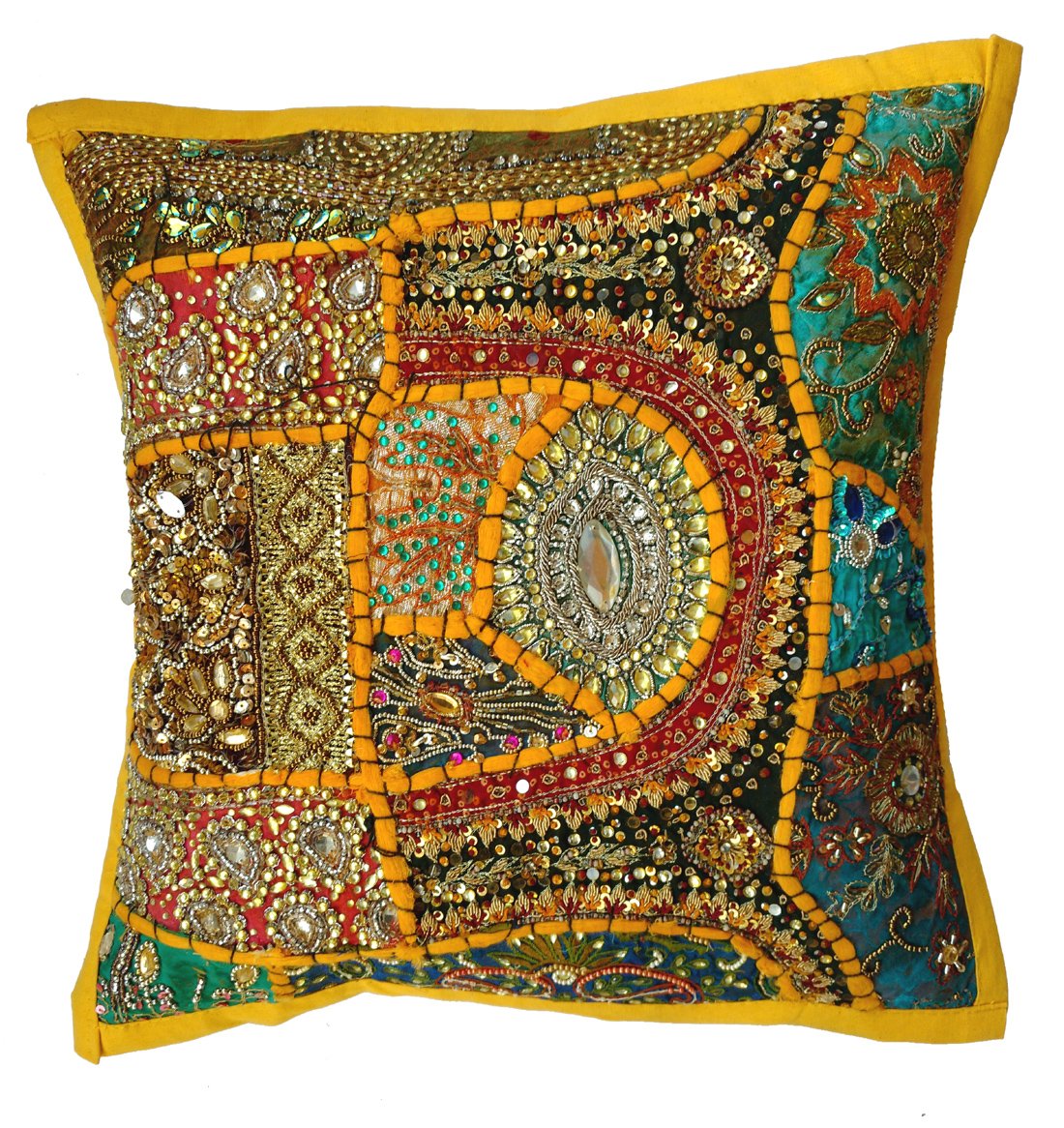 Stylo Culture Indiano Copricuscino Da Pavimento Indiano Vintage Patchwork Federa Per Cuscino Da Meditazione Turchese 28x28 Rotondo Decorativo Per Posti A Sedere Coprisedile Pouf Cotone Ricamato 1 Pz Stylo Culture Indiano Copricuscino Da Pavimento Indiano Vintage Patchwork Federa Per Cuscino Da Meditazione Turchese 28x28 Rotondo Decorativo Per Posti A Sedere Coprisedile Pouf Cotone Ricamato 1 Pz