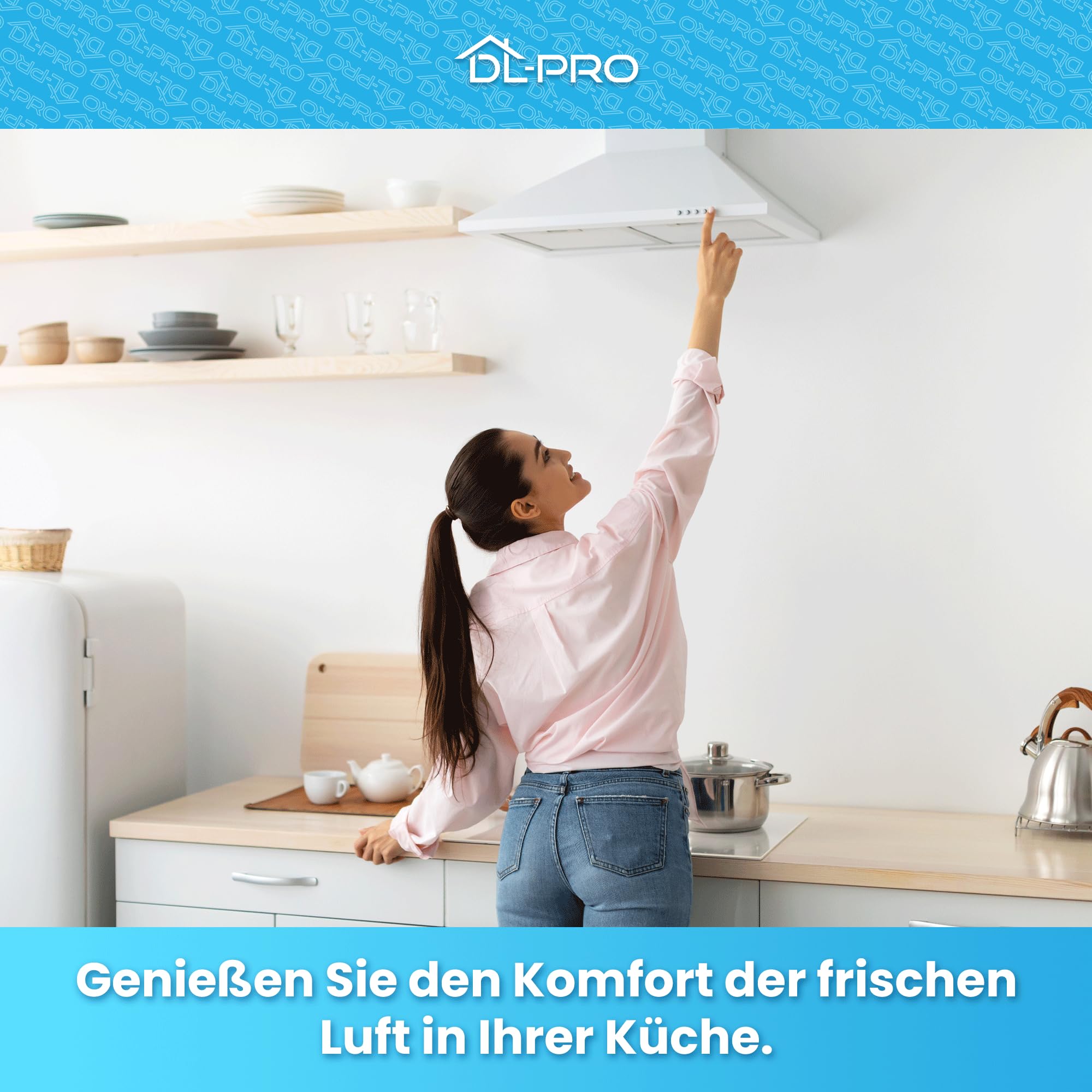 DL-pro Lot de 2 filtres à charbon actif pour hotte Whirlpool 48400008824 Wpro Type57 CHF57 AEG 4055171138 4055217501
