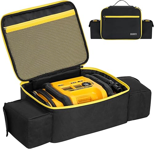 Bolsa de compresor de aire compatible con el inflador de neumáticos DEWALT 20V Max (DCC020IB), funda de inflador Dewalt portátil compatible con