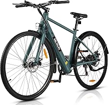 VARUN E Bike, 28 Zoll E-Bike Damen Herren mit 36V 360Wh Akku, Drehmomentsensor, 80KM Reichweite, Elektrofahrrad mit LCD-Display, 3 Fahr Modi, CE-Zertifiziert Citybike, Pendler E-Fahrrad
