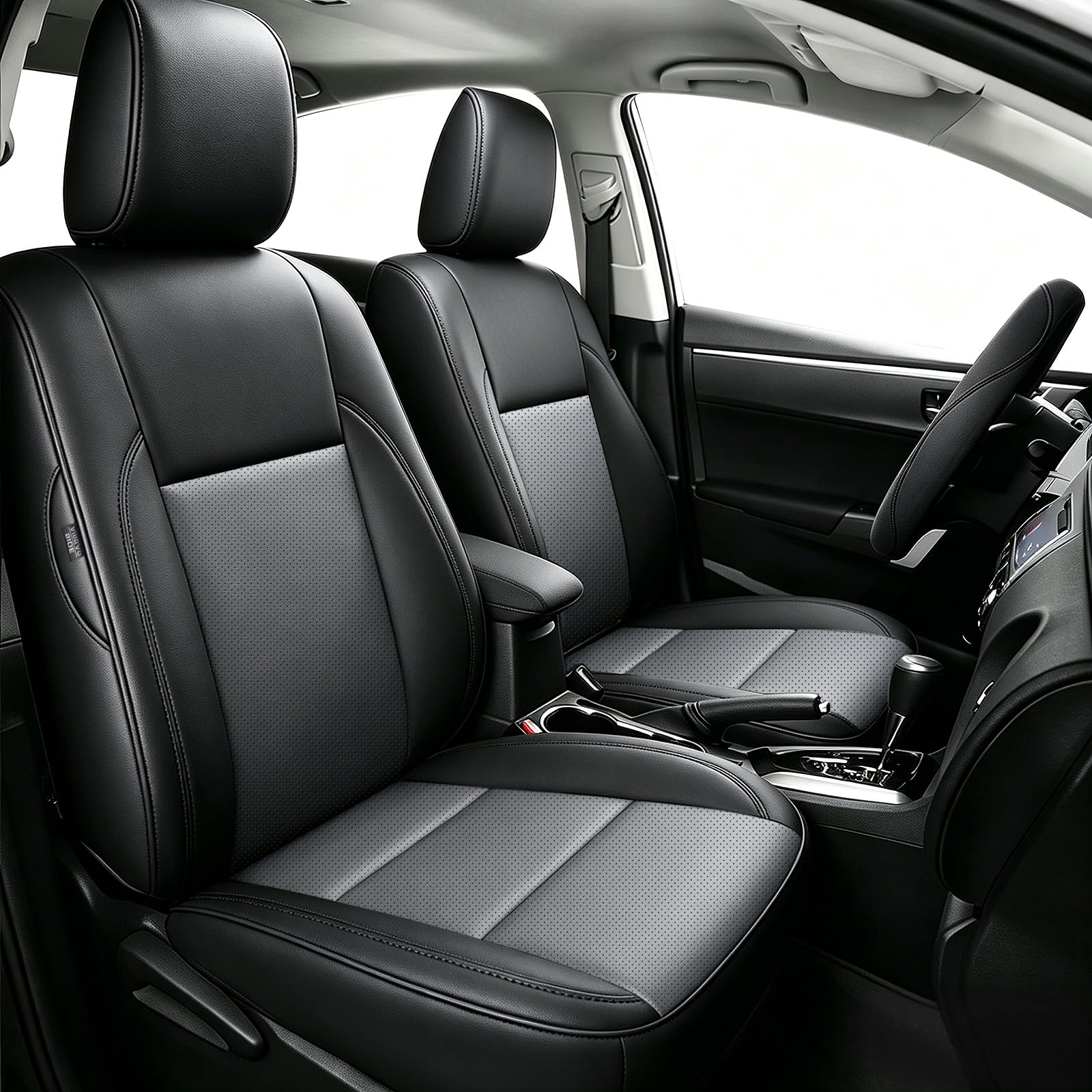 AOMSAZTO Custom Fit Seat Covers for Toyota Corolla 2014-2019 L, LE, LE Eco