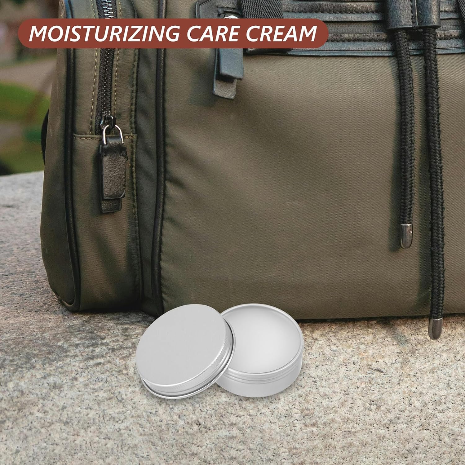 ibasenice Leather Care Balm 20g Leather Oil for Jackets and Purses Deep Conditioning Protects Against Drying and Cracking