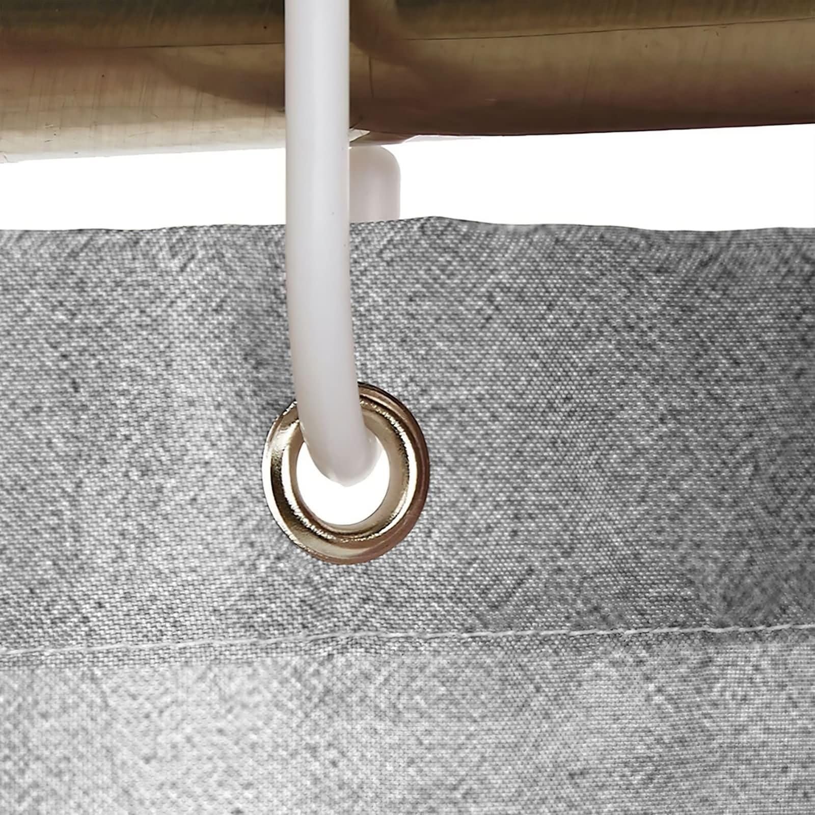 Cortinas de ducha grandes, cortinas de baño en negro, patrones geométricos, negro, gris, poliéster, 66 x 80 pulgadas