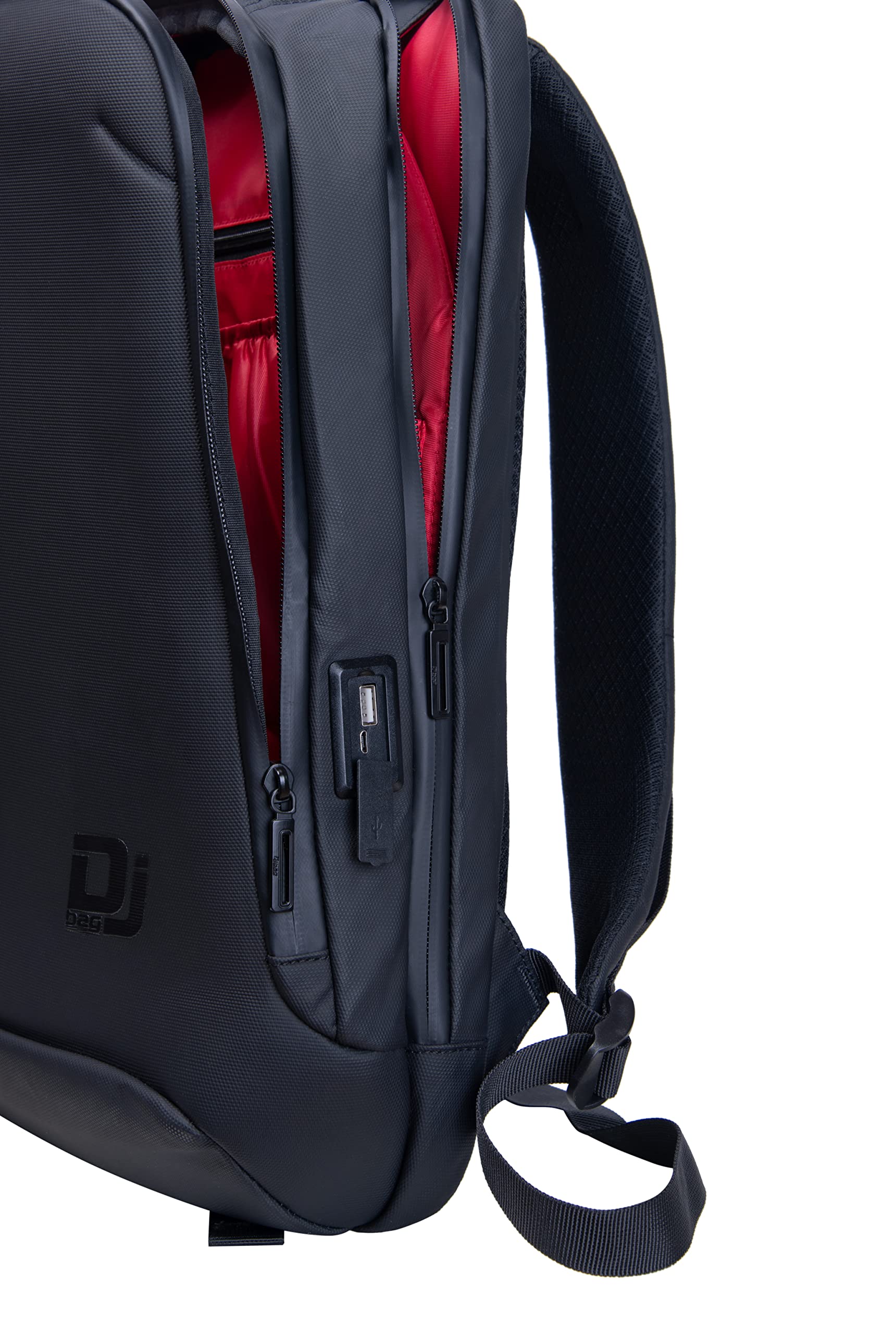 DJ BAG City Backpack, Schwarz, Urbana DJ-Rucksack