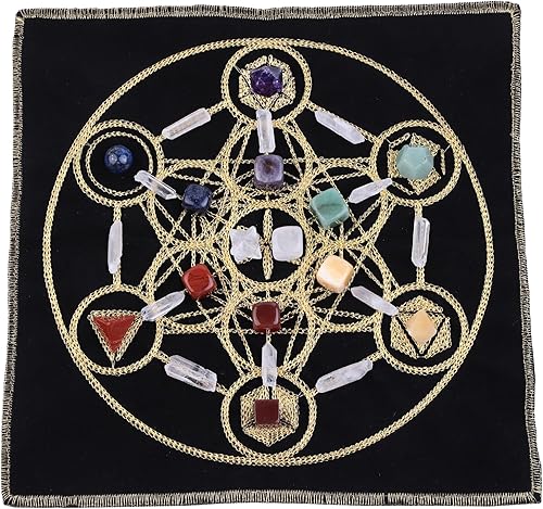 Miniatura 21 de Rockcloud Kit de meditación de tótem de piedra curativa para principiantes, adivinación, suministros de altar wicca, decoración del hogar, amatista