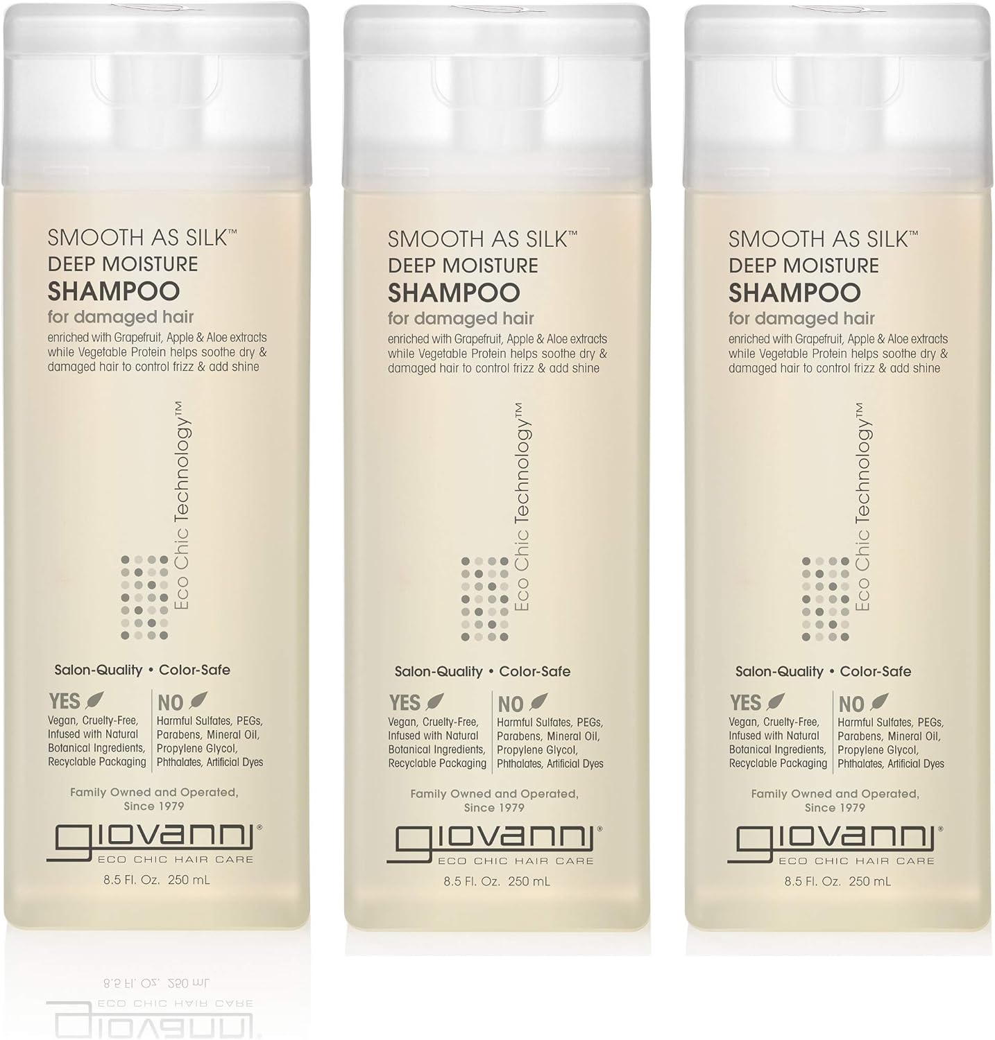 Amazon Co Jp Giovanni ジョバンニ スムーズアズシルク モイスチャー シャンプー 250ml ビューティー