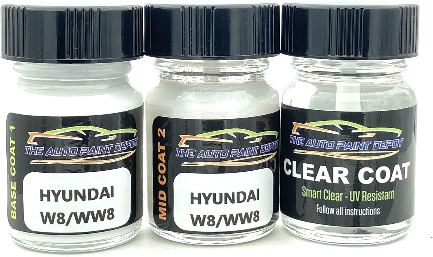 Auto Paint Depot for Hyundai quartz white pearl w8/ww8