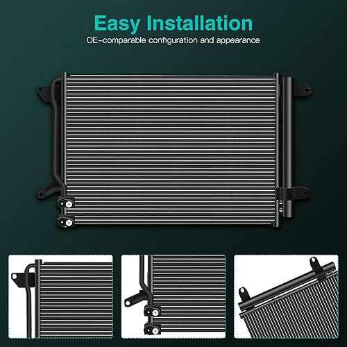Miniatura 3 de SCITOO Condensador de aire acondicionado 3889 para V-olkswagen 1.8L para Beetle para Jetta 2014-2015,2.0L para Beetle 2013-2015 para Jetta