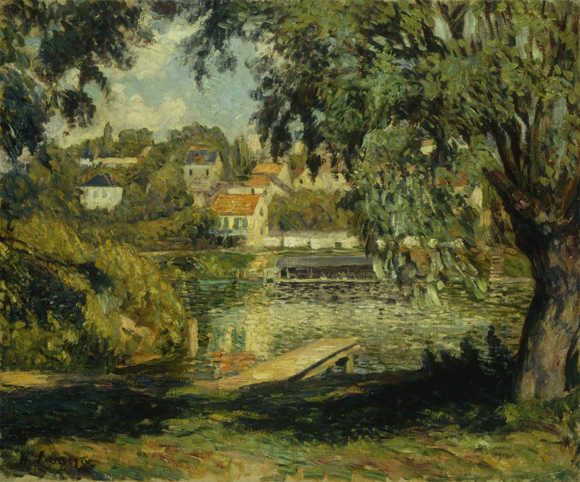 Cuadro de Henri Lebasque para salón que transforma tu hogar en un oasis de calma 5