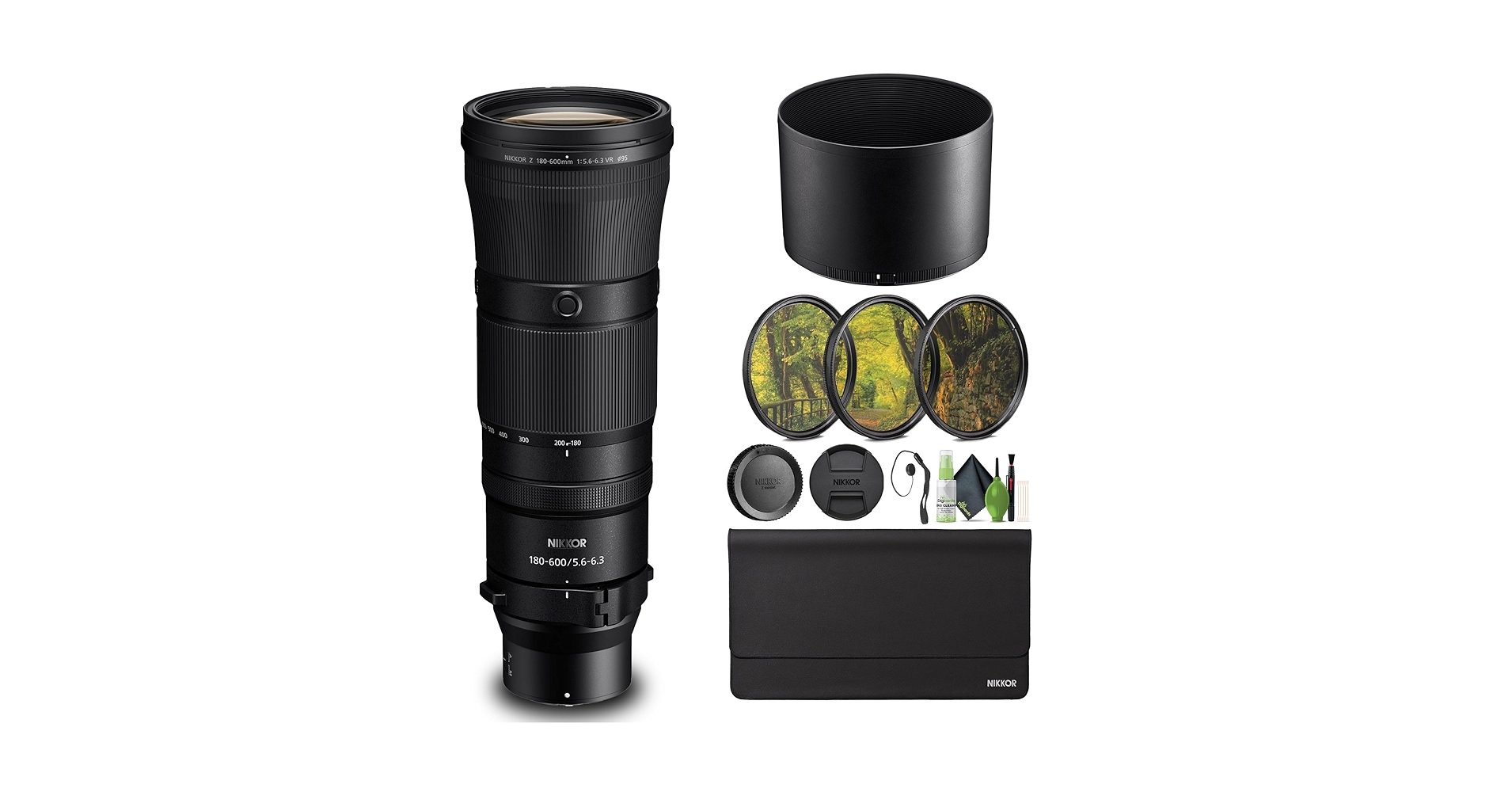 Amazon.com: Nikon NIKKOR Z 180-600mm f/5.6-6.3 VR Lens Z (20117) +