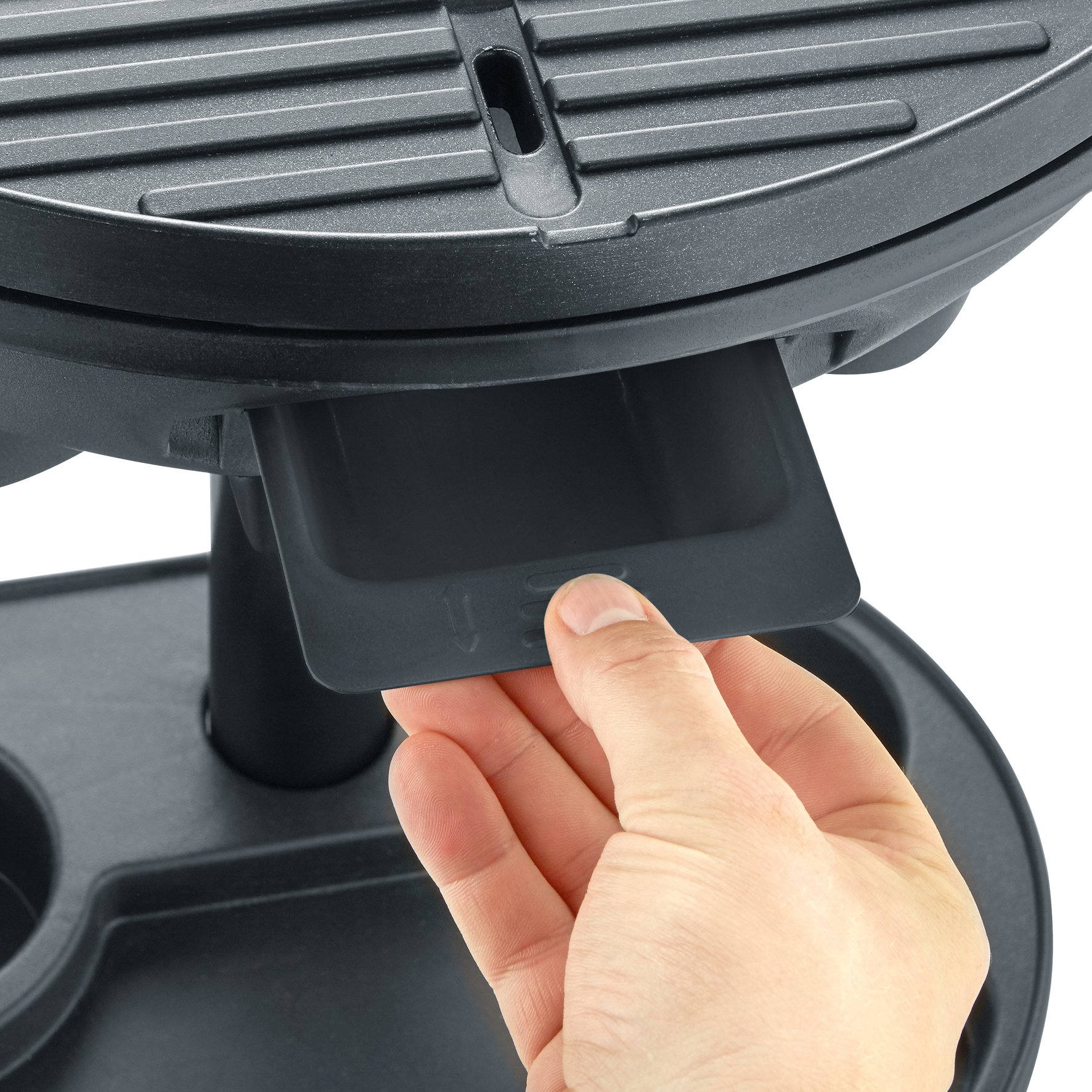 SEVERIN Barbecue Elettrico 2in1 2000W Piastra Ceramica 41cm Zero Fumo Nero