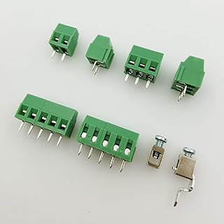 Davitu 100pcs KF128 3.5mm 3.81mm 5.0mm 5.08mm 7.5mm 7.62mm PCB Screw Terminal Block 2P 3P 4P 5P 6P 7P 8P 9P 10P 12P Splice Terminal - (Color: 7.62mm, Pins: 3P)