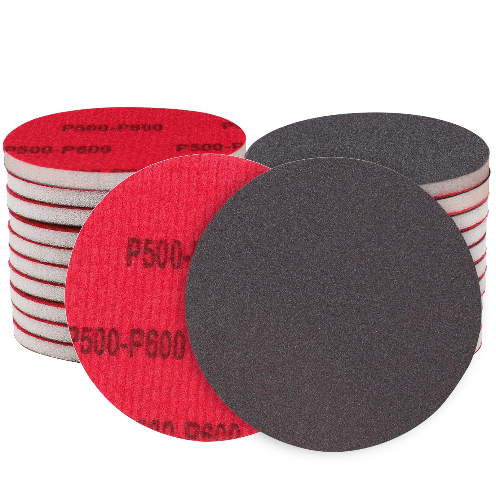Shineboc 12pcs Sanding Sponge Set 150mm 600 Grit Sanding Pads Flexible Sandpaper Block Coarse and Fine