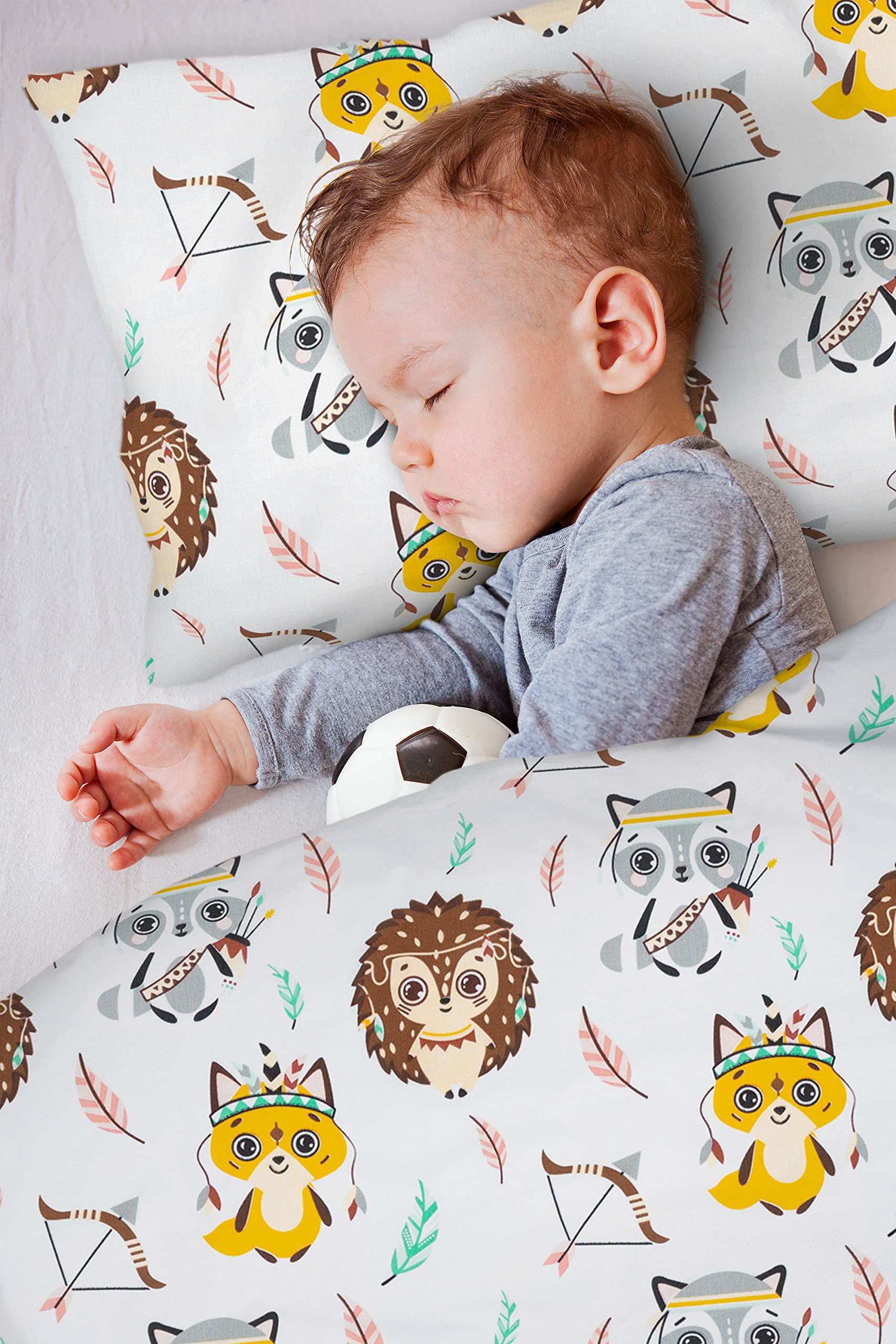 Amilian Parure De Lit 2 Pices En 100 Coton Pour Enfant Et Bb