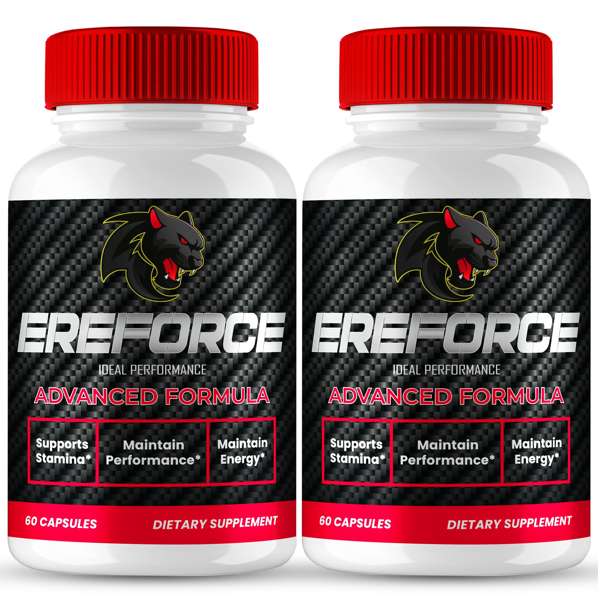 2-Pack Ereforce Capsules: Maximum Strength All-Natural Male Performance Pills