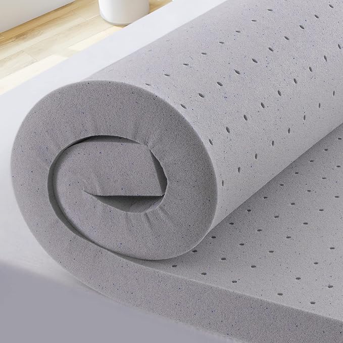 BedStory Memory Foam Mattress Topper Double, 3 Inch Gel Foam Mattress