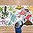 OHOME Dinosaur Giant Coloring Poster/Tablecloth - Dinosaur Birthday Decorations - 30 x 72 Inches Jumbo Coloring Banner Kids Crafts Toys Activities Decor Party Favors Supplies
