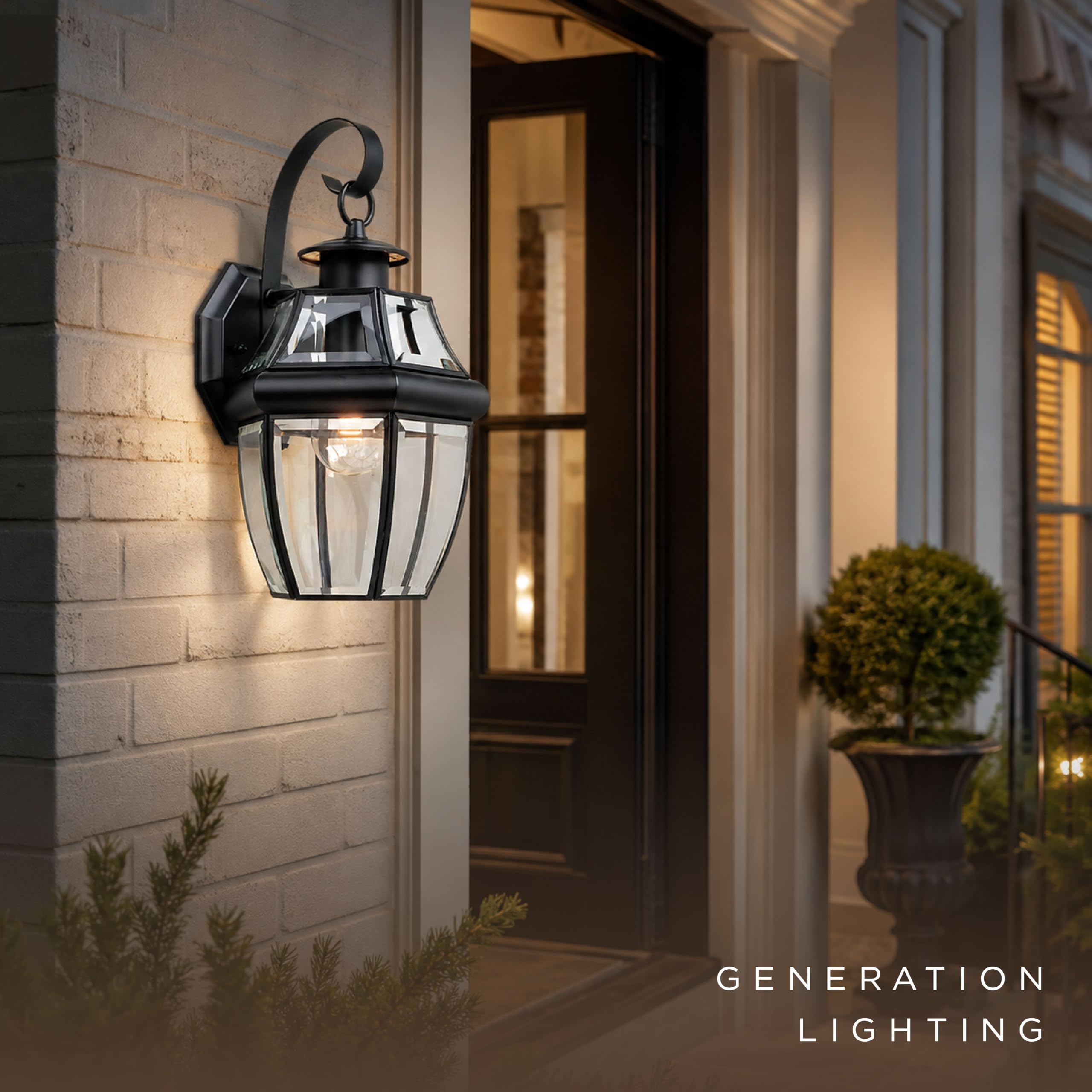 Generation Lighting Lancaster 1-Light 14-Inch Outdoor Wall Lantern