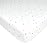 American Baby Company 100% Natural Cotton Fitted Crib Sheet 52 x 28 - Soft, Breathable, Hypoallergenic & Gentle Toddler Bed Sheet, Gray Stars and Moons, Neutral for Boys & Girls