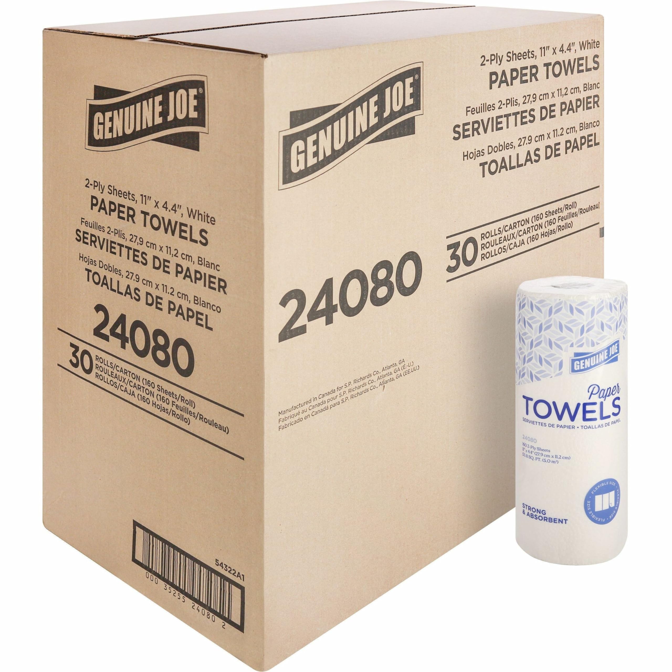 Amazon.com: Genuine Joe-GJO24080 2-Ply Household Roll Paper Towels