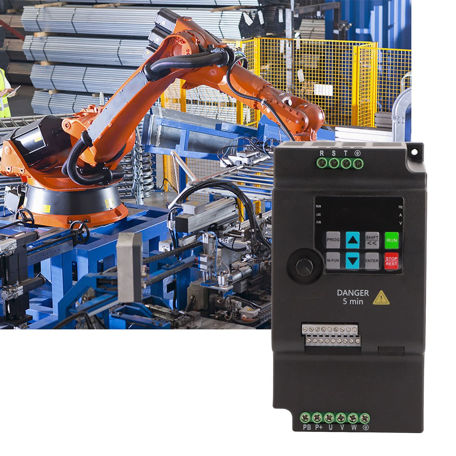 Przetwornica częstotliwości 380 V 5,5 kW, Jectse 3-fazowy 380 V do 3-fazowy 380 V PWM mini VFD inwertorowa regulacja wektora VFD regulator prędkości obrotowej