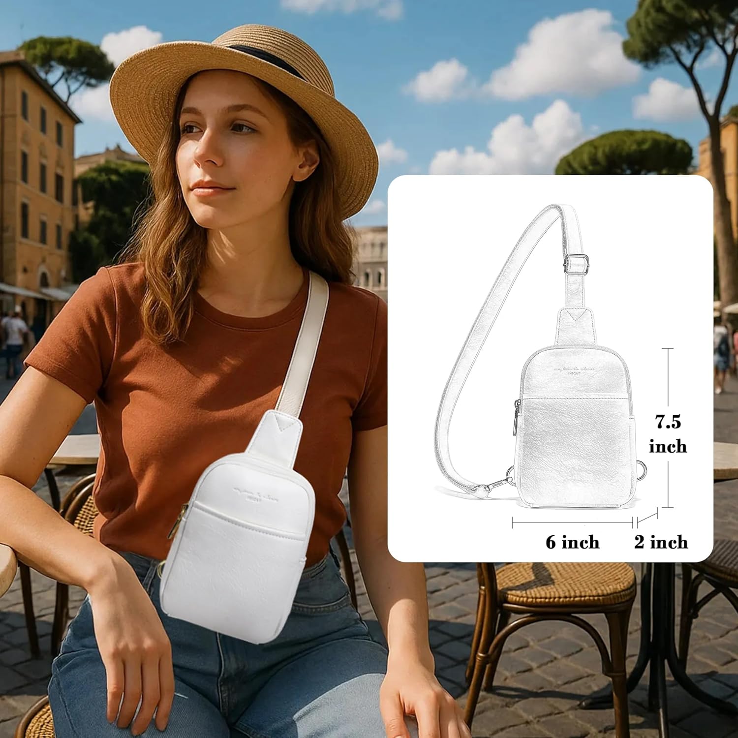 Small Anti Theft Crossbody Bag for Women, Lightweight RFID Sling Bags for Everyday Mini Phone Purse Casual - Image 3