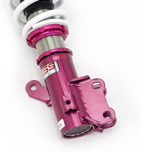 Miniatura 3 de Godspeed MSS0149 MonoSS Kit de bajada de coilover totalmente ajustable, altura de paseo, tensión de resorte y 16 clic de amortiguación, compatible