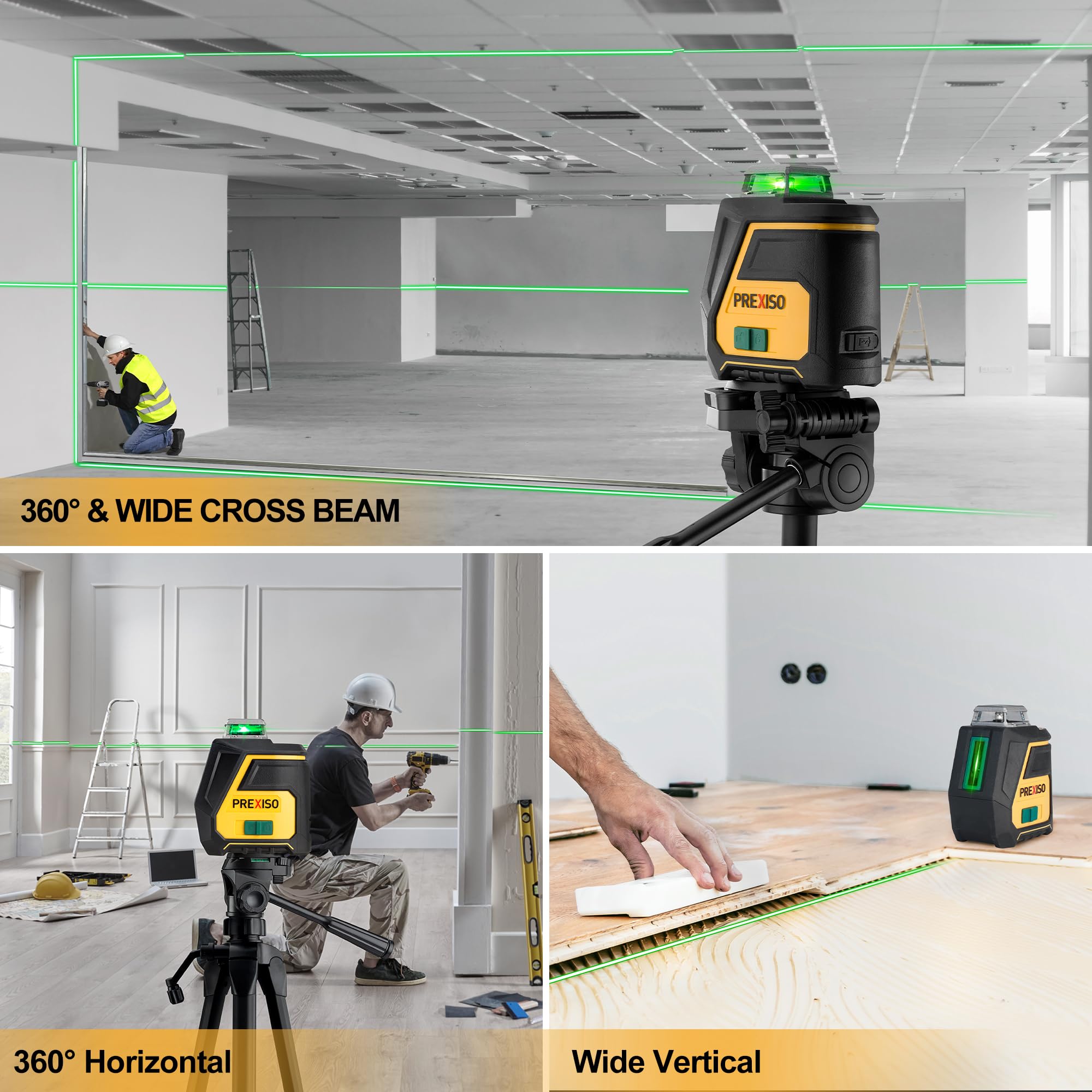 Prexiso 360 Laser Level - 360° Green Laser -6 Prexiso 360 Laser Level - 360° Green Laser -6