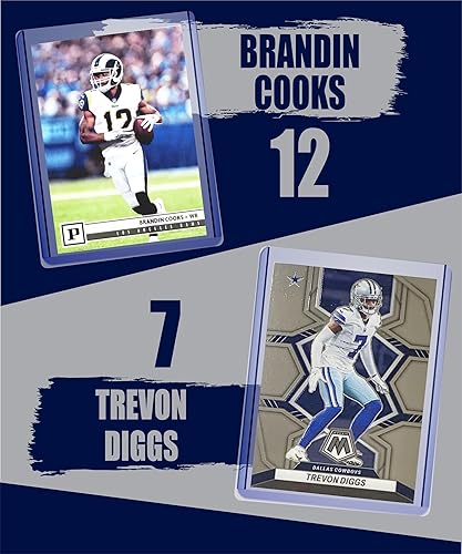 Miniatura 3 de Tarjetas de los Dallas Cowboys: Dak Prescott, CeeDee Lamb, George Pickens, Trevon Diggs, Troy Aikman, Emmitt Smith, Jake Ferguson, Javonte Williams
