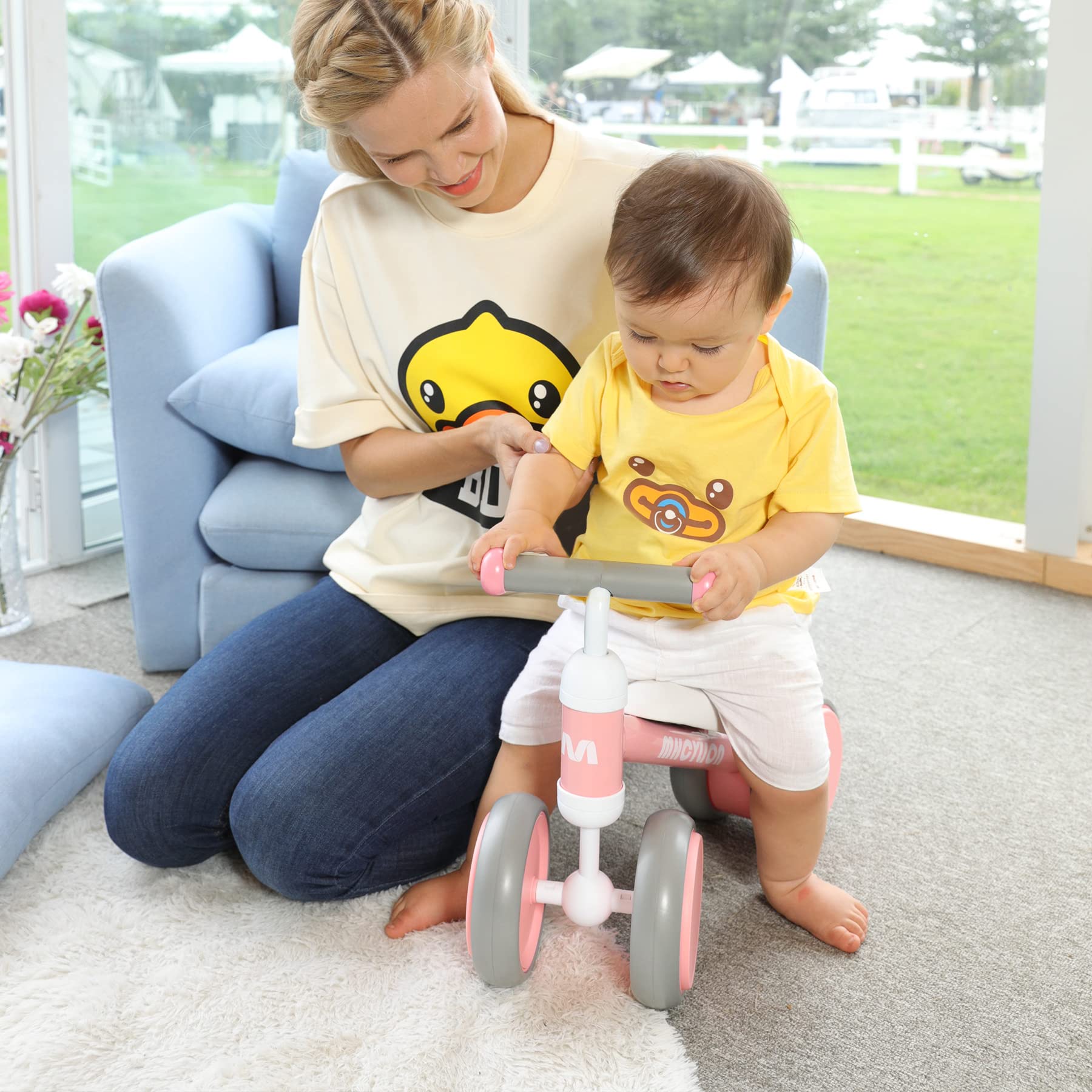 VITONIS Bicicletta Senza Pedali per 1-2 Anni Baby Walkers regalo per ragazzi e ragazze Giocattoli Regali per Bambini