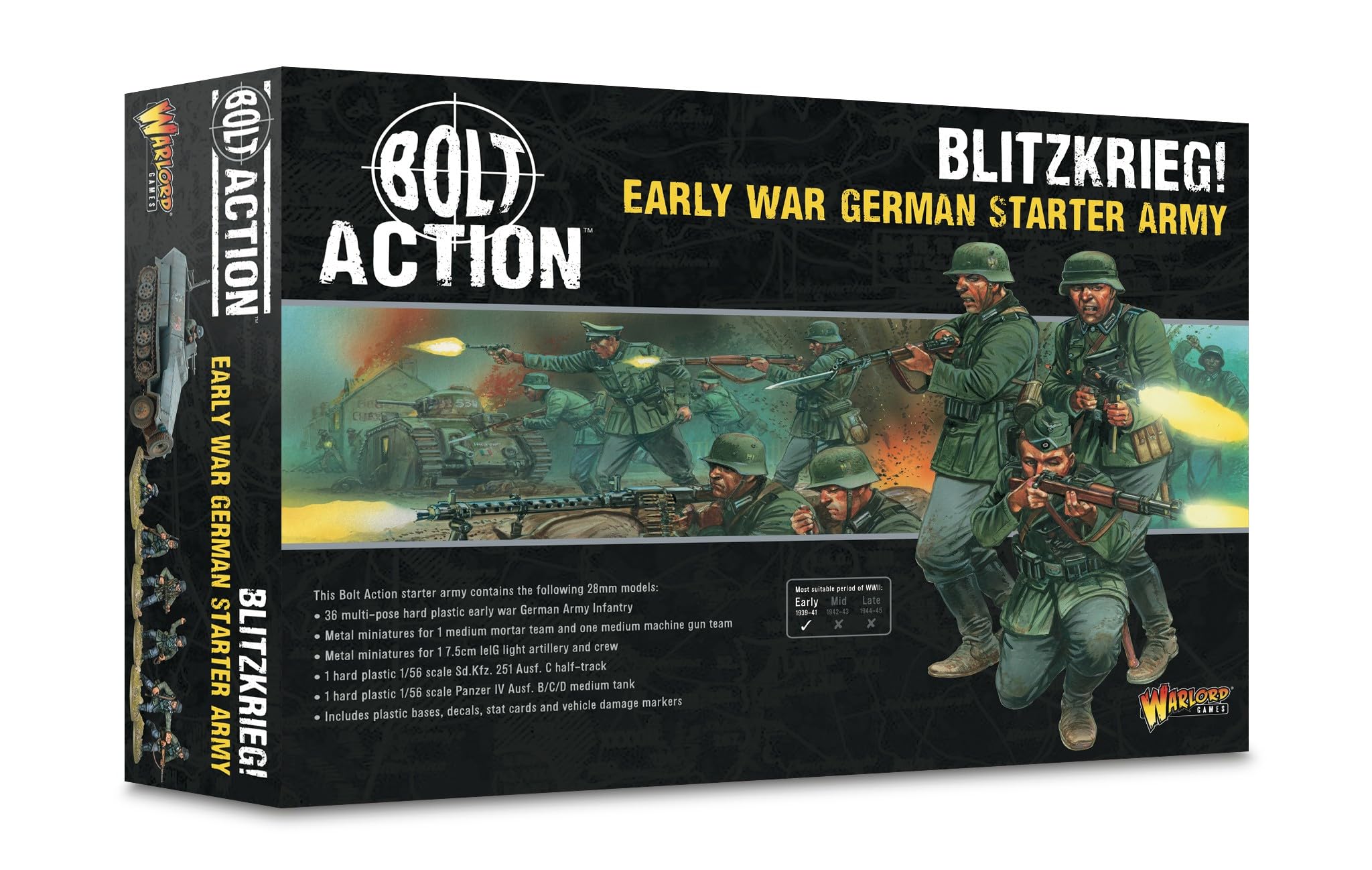Blitzkrieg! German Early War Starter Army - Warlord Games Bolt Action Miniatures