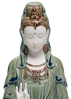 Amazon.co.jp: リヤドロ (Lladro) 観音様（慈愛） 緑 01001941