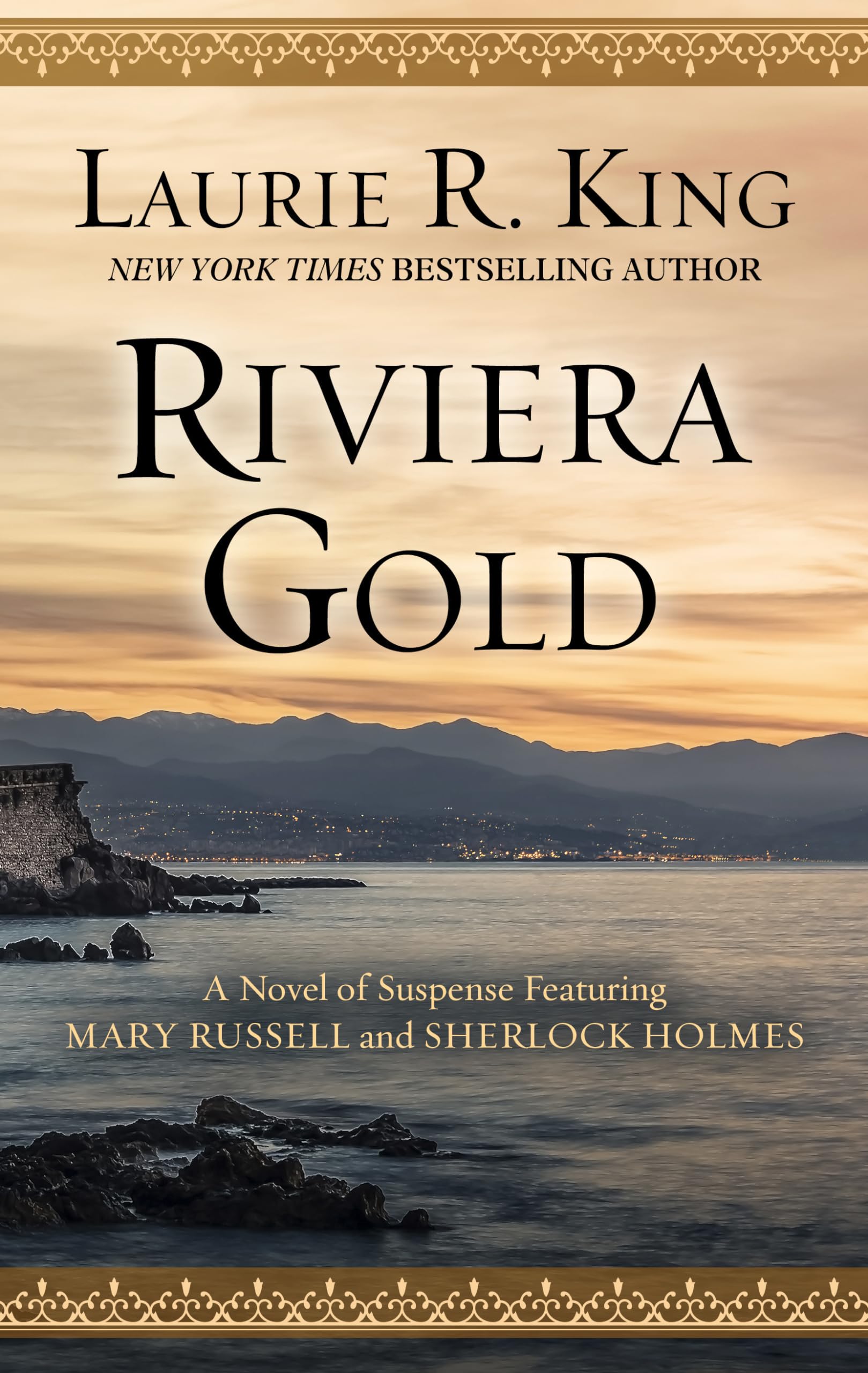 Riviera Gold: A Novel of Suspense Featuring Mary Russell and Sherlock Holmes (Thorndike Press Large Print Mystery Series)