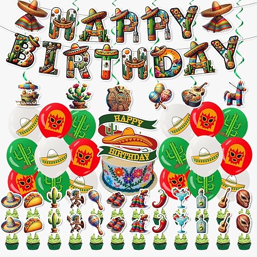 Miniatura 8 de Decoraciones de cumpleaños temáticas de los años 80, pancarta retro linda de feliz cumpleaños, suministros divertidos para fiesta de niño y niña con