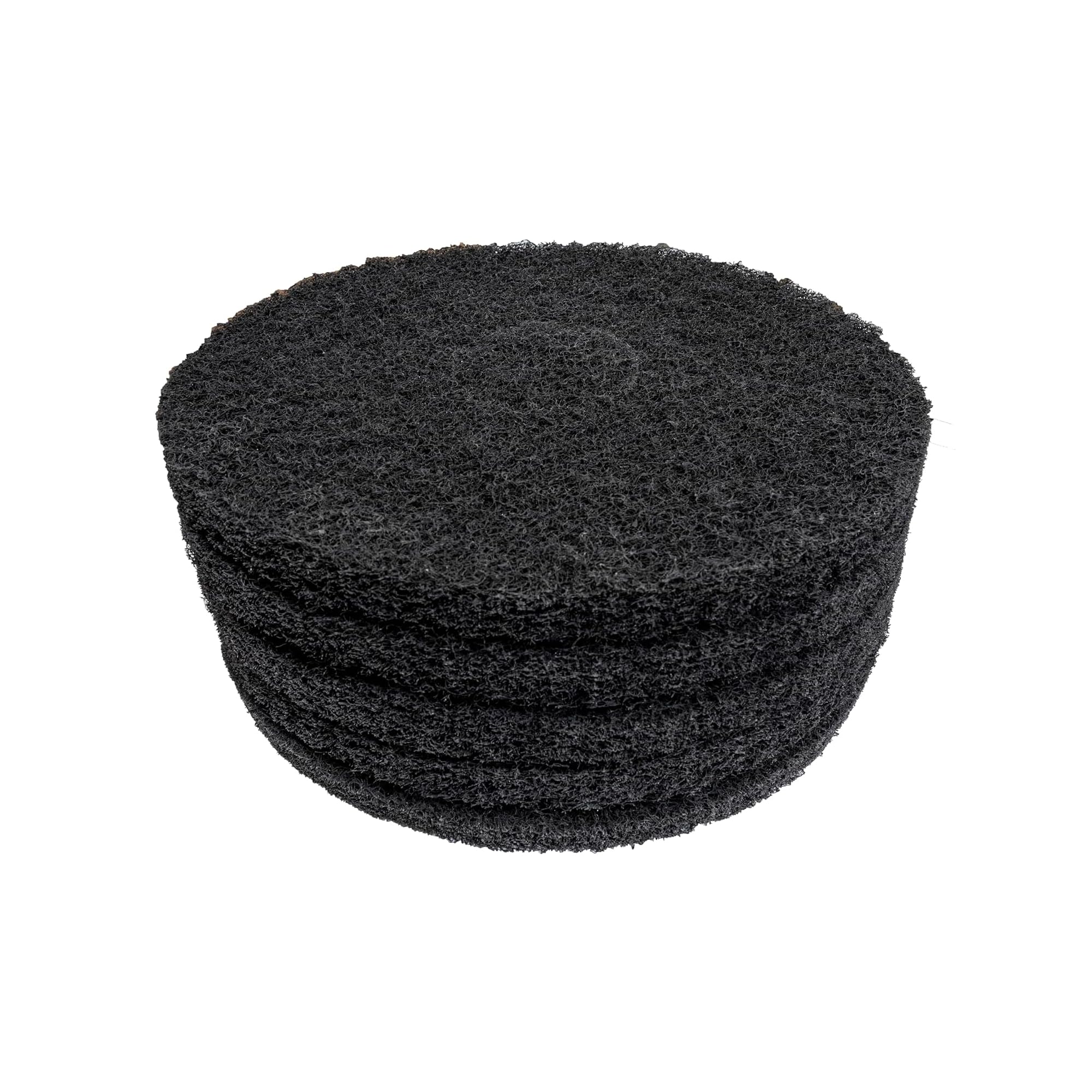 Premium Black Stripping Pads - 13-Inch - Pack of 5, Heavy-Duty Floor Stripper, Compatible with 26 Inch Floor Scrubber Machines