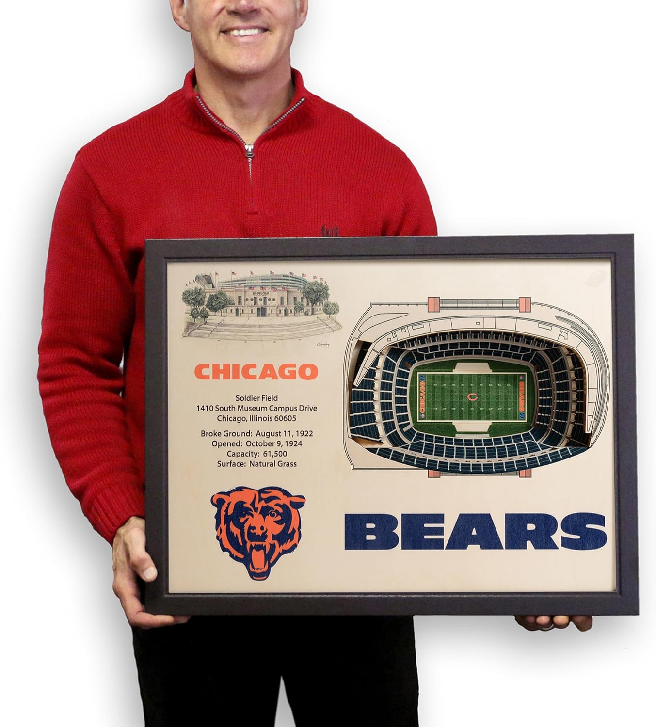 YouTheFan NFL 25-Layer StadiumView Wall Art - Image 4