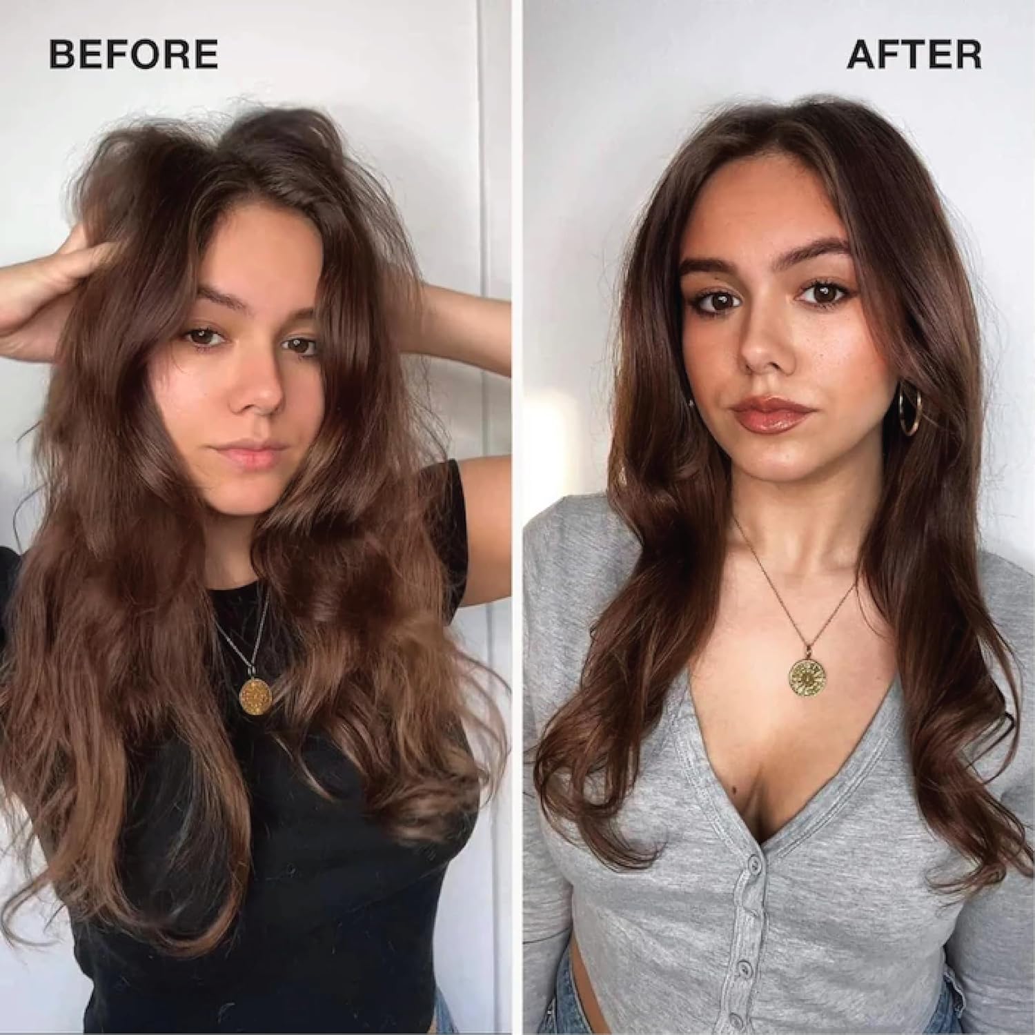 IGK Hair Treatment Travel Size Set | Antisocial Dry Hair Mask + Good Behavior Spirulina Spray | Overnight Bond-Building + Keratin Like Smoothing Spray | Vegan + Cruelty-Free | Set of 2 - Image 5