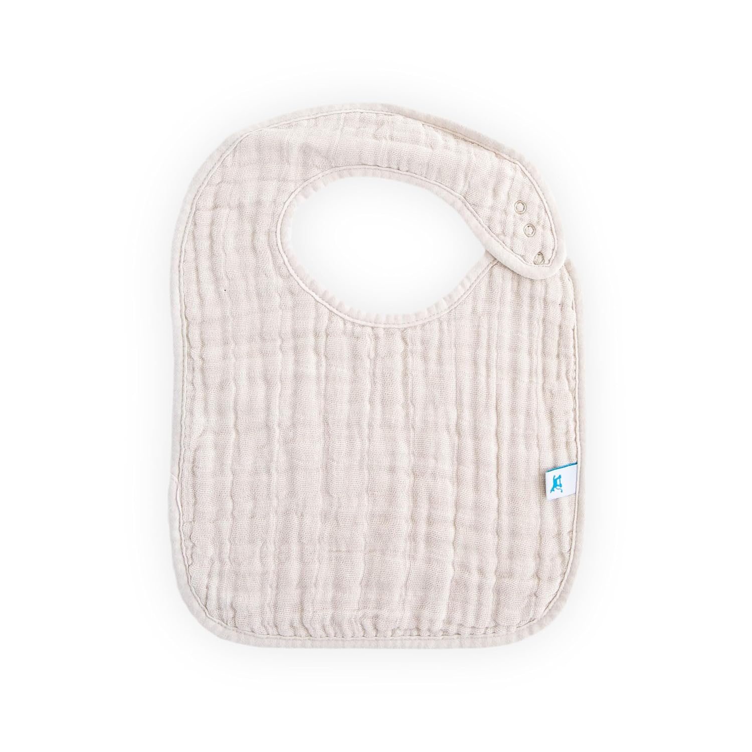 Little Unicorn Muslin Baby Bibs | Adjustable as Baby Grows | Soft Absorbent Muslin Fabric | For Eating, Drooling, Teething (Tropical Leaf)