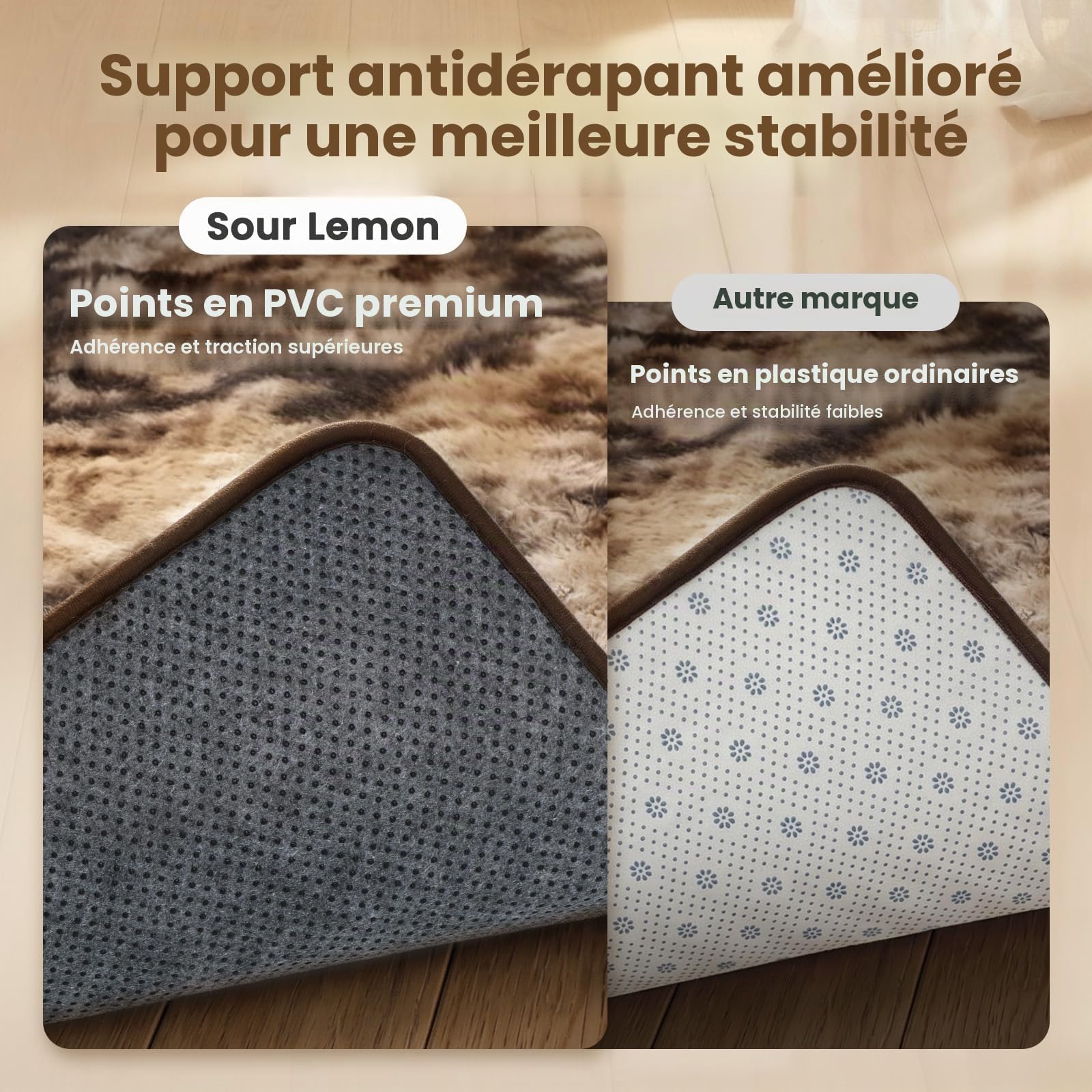 Tapis Sour Lemon pour salon 200x300cm, tapis de café pour chambre à coucher, tapis antidérapant lavable extra grand, pelucheux, doux, moelleux, moderne, pour sol, à côté du tapis pour chambre d