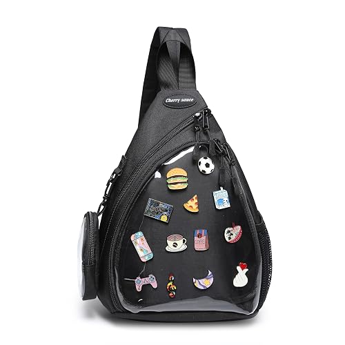 Oxford Ita Bag Kawaii Pin Display Chest Pack